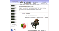 Desktop Screenshot of pianowerner.de